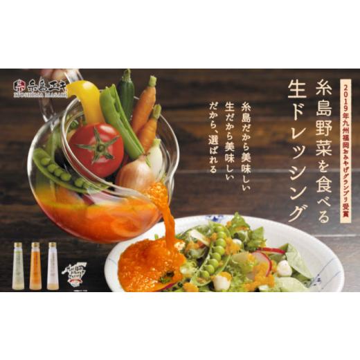 ふるさと納税 福岡県 糸島市 糸島野菜を食べる生ドレッシング 赤玉葱 ジンジャー 3本 セット 糸島市 ／ 糸島正…