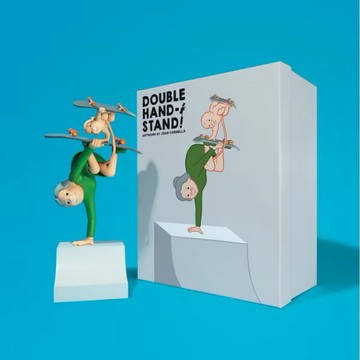 現貨 JOAN CORNELLA  Double Handstand 西班牙藝術家 限量雕塑 公仔 滑板 阿嬤 嬰兒