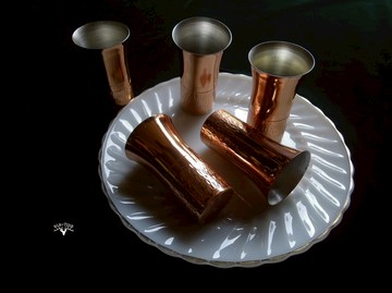 【老時光 OLD-TIME】早期紅銅調酒杯