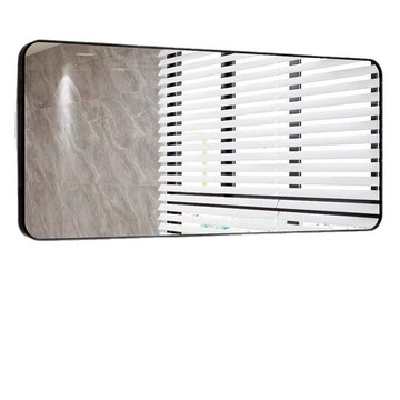 浴室鏡免打孔洗手臺鏡子洗漱臺鏡子鋁合金浴室鏡衛生間鏡子化妝鏡[DD150110]