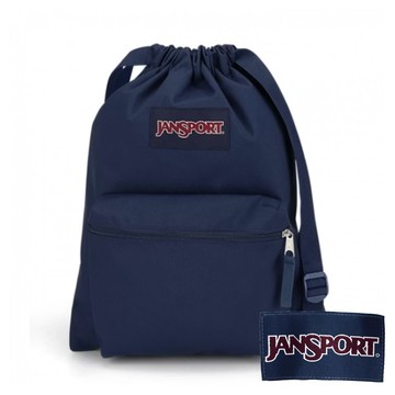 【JANSPORT】DRAW SACK後背包14L『海軍藍』0A83LQ 戶外 露營 健行 休閒 時尚 旅遊 後背包