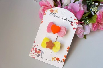 G1-寶寶兒童幼兒嬰兒髮夾-髮夾髮束髮箍髮帶 蝴蝶結愛心星星