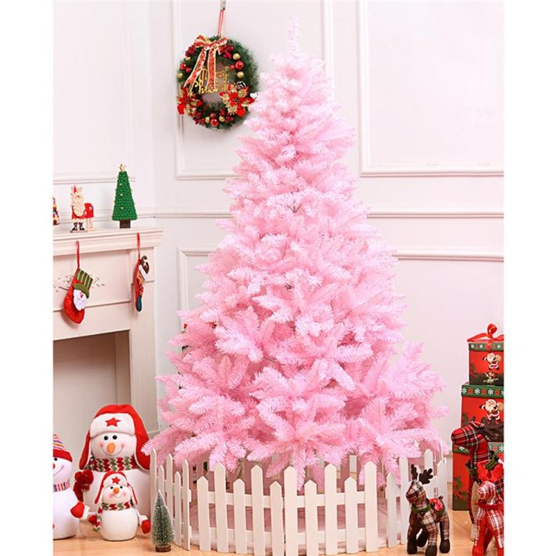 クリスマスツリー セット卓上 120cm ピンク LEDイルミネーションライト