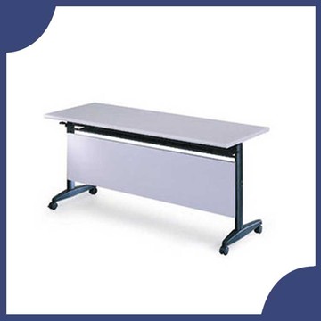 【屬過大商品，運費請先詢問】辦公家具 PUT-1560G  灰色折合式 會議桌 書桌 鐵桌 摺疊 臨時 活動