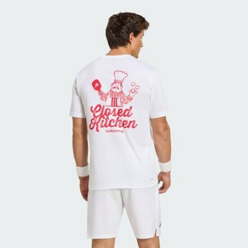 【adidas 愛迪達】 PICKLEBALL KITCHEN 短袖上衣 T恤 吸濕排汗 男 KY5773