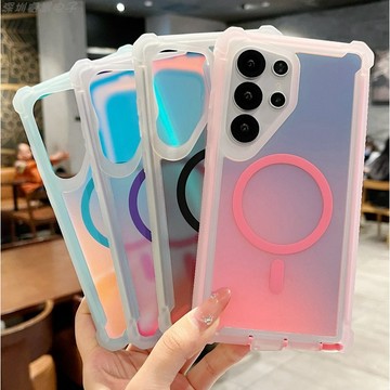 太空手機殼 變色龍手機殼 雙層保護 磁吸無線充適用 三星 S26 Ultra S25 S24 S23 Ultra 手機殼