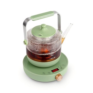 北歐家用辦公室蒸茶器耐高溫玻璃蒸汽燒水泡茶網紅電熱自動煮茶壺