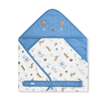 冬日森友會包巾 (熱感纖維彈性布)75x75cm