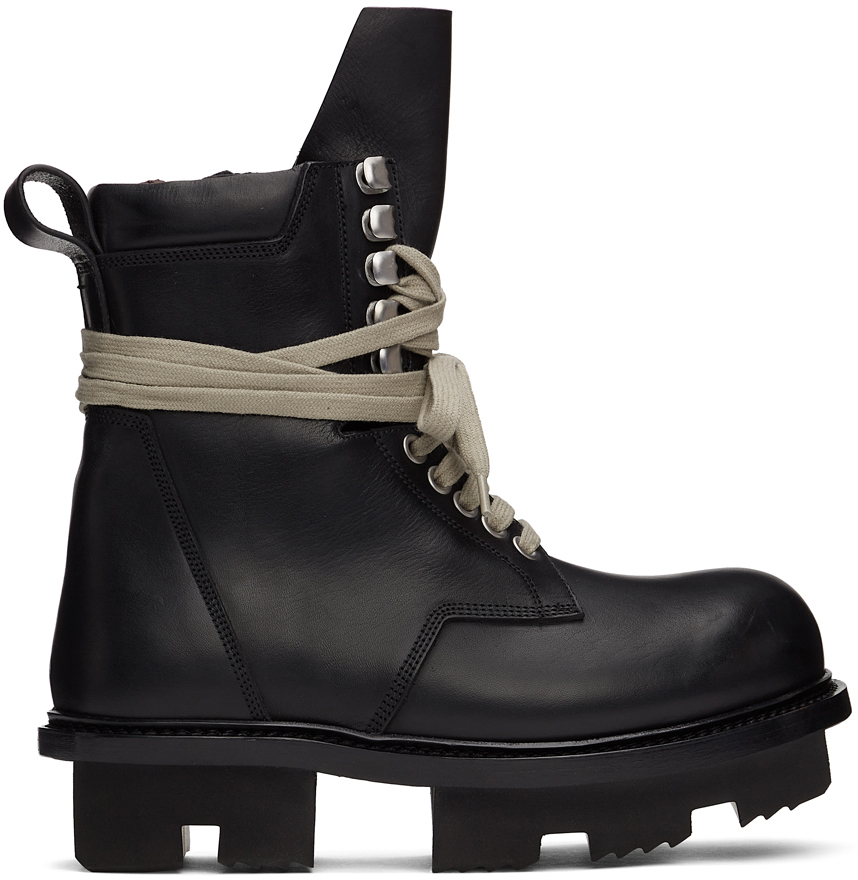 靴 Rick Owens DRKSHDW Army Megatooth boots Rick Owens shoes Woven Padded Boots Army Megatooth Ankle Boot PRM EU