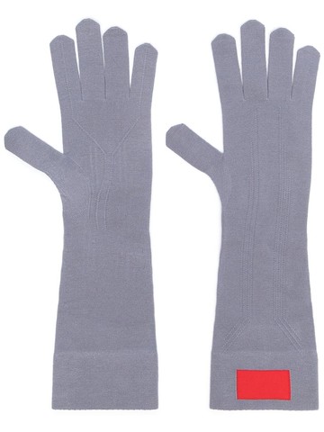 A BETTER MISTAKE - Persona knit gloves - unisex - Viscose/Polyester - S/M - Blue