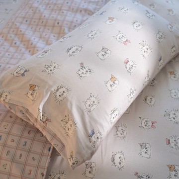 咪醬日記【100%精梳棉/40s】薄床包/兩用被 台灣製