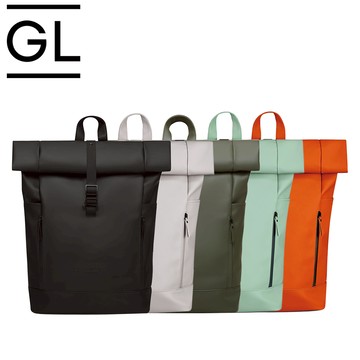 【GASTON LUGA】Rullen 16吋防水個性後背包(多色任選)