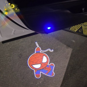 🕷蜘蛛人光影💫燈🕷【Spider Man！】 電動車投影💫燈 汽車摩托車動態迎賓💫燈 可定制投影💫燈 可愛創意玩具