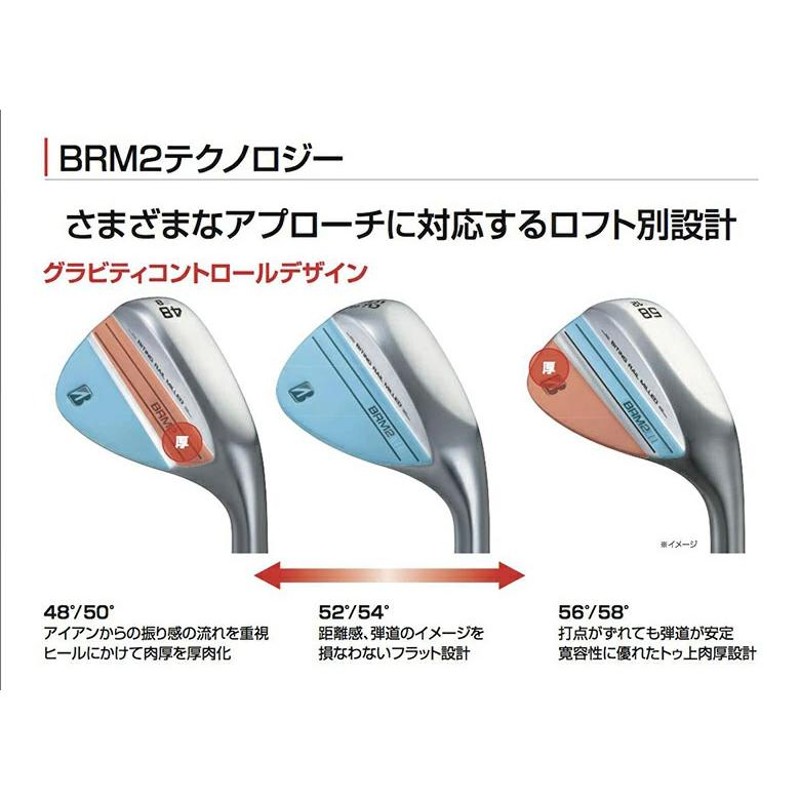 今季ブランド 新品 ブリヂストン BRM2ウェッジ 50°‐10 モーダス105 S