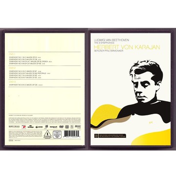 beethoven 貝多芬交響曲全集 柏林愛樂 卡拉揚 1982-1984年 3dvd