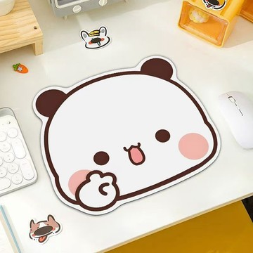 【隔曰到貨】一二布布鼠標墊 卡套鼠標墊 一二布布 熊貓一二布布鼠標墊 卡通可愛鼠標墊 可水洗書桌墊 鼠標墊 桌墊