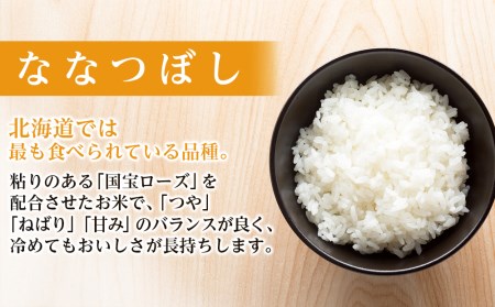 ＜新米発送＞ななつぼし 2kg×2袋 《普通精米》全6回