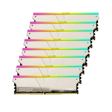 V-Color Skywalker Plus系列 DDR4 3600 128GB(16GBx8) RGB 桌上型記憶體