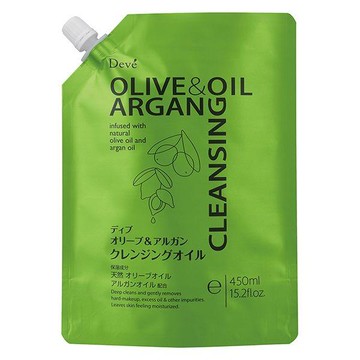 Kumano Oil Dib Olive & Argan Cleansing Oil Refill 450ml