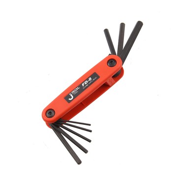 JETECH 捷特 折疊式 六角板手 FD-8M 8支組  25*30*120mm  1組