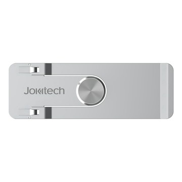 JOKItech 旋轉式超薄手機架  銀色  1個