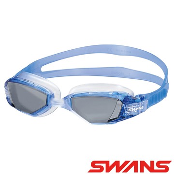 【SWANS 日本】OUTDOOR防霧泳鏡(OWS-1MS 藍灰)