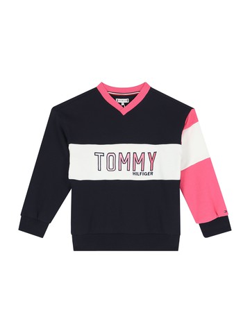 tommy hilfiger colorblock crewneck sweatshirt