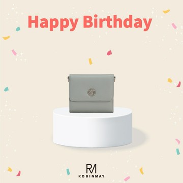 生日快樂🎂｜你今年「包」準發財❗️｜10月壽星好禮【ROBINMAY】塔利斯真皮鐵鍊短夾(頭層皮)