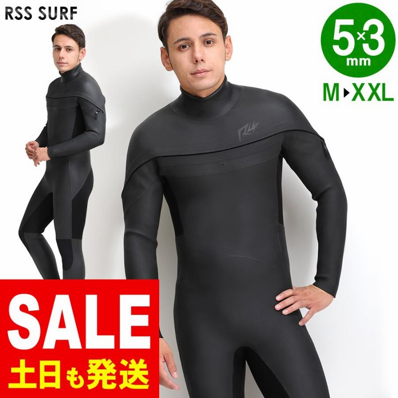 L'rSL（レイジールーサーフラボ）・セミドライ ウェットスーツsize L