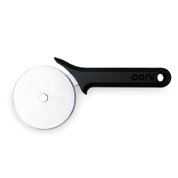 Ooni 披薩刀 輪刀 11.3 x 20 x 24cm 211g 玻璃纖維尼龍手柄 不鏽鋼刀片  銀色 + 黑色  1個