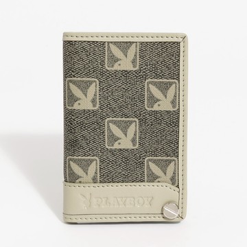 PLAYBOY - 配件小物-卡片夾  卡片夾系列 - 卡其色