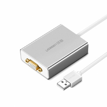Ugreen 綠聯 80CM USB2.0轉VGA轉換器