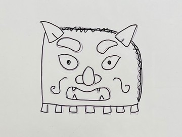 舞獅L型拉鍊小包