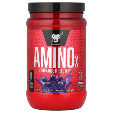 BSN, Amino X，長久供能，修復體力，葡萄味，15.3 oz (435 g)