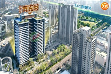 博克萊｜明星大墩國中小｜文心森林公園精裝兩房平車｜台中市南屯區大墩七街