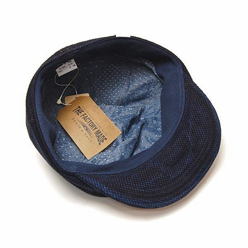 帽子 THE FACTORY MADE ザファクトリーメイド コットン6枚はぎ