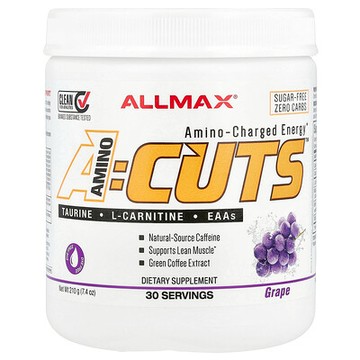 ALLMAX, ACUTS™，氨基酸能量，葡萄味，7.4 盎司（210 克）