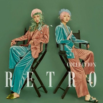 影樓閨蜜裝新品姐妹拍照時尚性感潮流配搭短絨長袖西服褲主題寫真