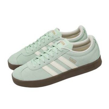 adidas 愛迪達 休閒鞋 VL Court Classic 男鞋 女鞋 綠 麂皮 復古 膠底 KH5552