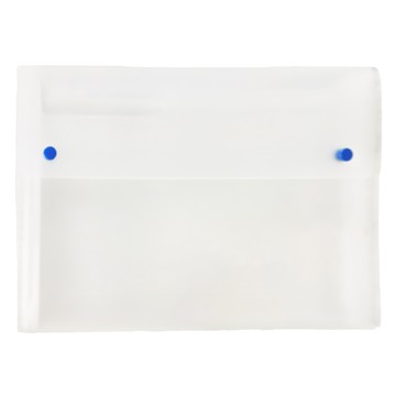 Lan CHYN 本色12層壓扣式風琴夾  半透明色  1個