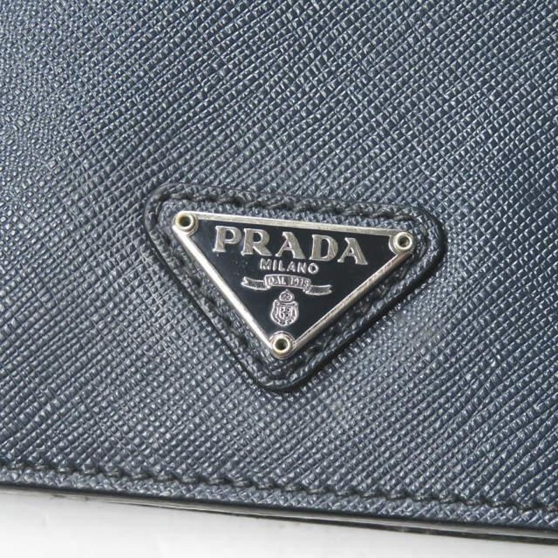 PRADA プラダ SAFFIANO TRAVEL サフィアーノレザー バイカラークラッチ ...