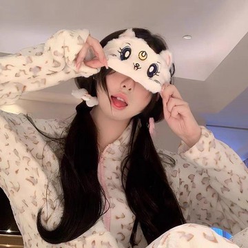 臺灣-出貨🔥少女心韓版美少女戰士睡覺眼罩水冰月冰袋女遮光透氣可愛軟妹眼罩