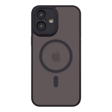 鏡頭全包式 MagSafe 磁吸磨砂霧面防摔手機殼  iPhone 16 Plus  黑色