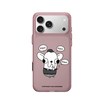 iPhone 17 Pro Max Clear (相機按鈕) 晶醺玫 - Godgwawa 變種吉娃娃 - 犯規裁判