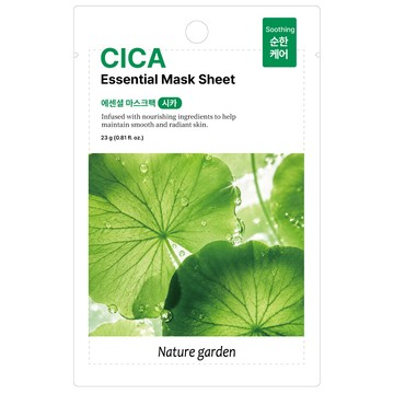 Nature garden 保濕舒緩面膜 （積雪草） 袋裝10入