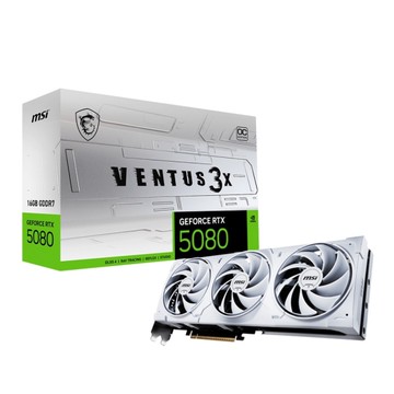 微星 MSI RTX 5080 16G VENTUS 3X OC WHITE 顯示卡