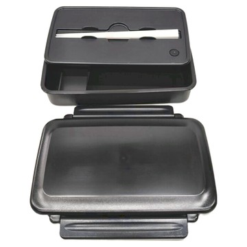 OSK 另類便當盒附筷子  黑色  1個