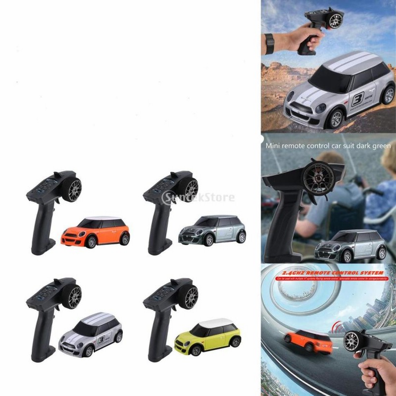 ミニラジコンカー 4WD 1/76 2.4G rcトラック レーシングrcカー