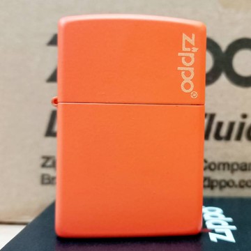 【現貨】美國 Zippo 打火機 正品 橙色亞光烤漆  (型號231ZL)