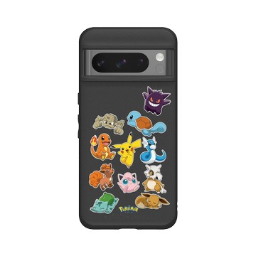 Pixel 8 Pro SolidSuit 黑 - 寶可夢 Pokemon - Sticker-去吧寶可夢